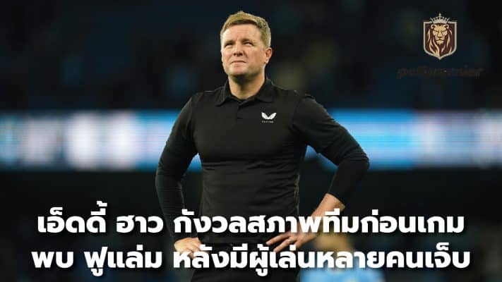 Eddie Howe is concerned about the team's condition ahead of the game against Fulham after several players were injured.